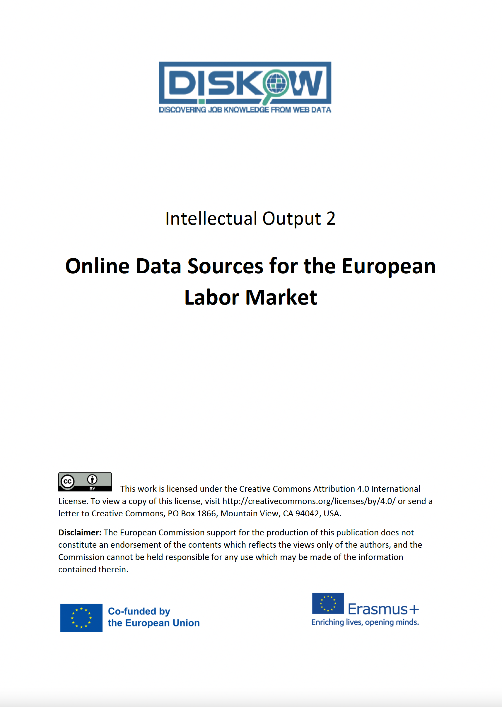 IO2: Online Data Sources for the European Labor Market