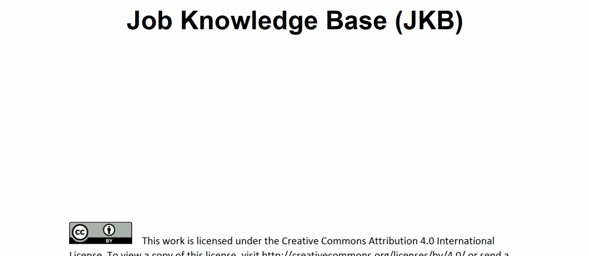 IO4: Job Knowledge Base (JKB)